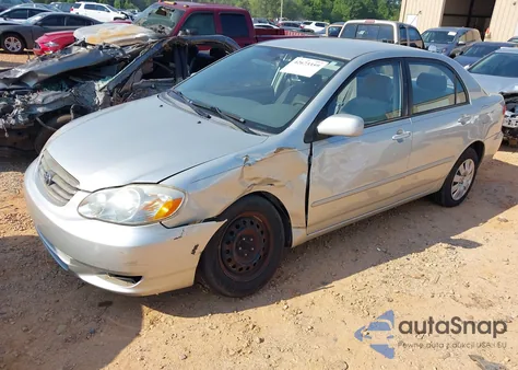 2004 Toyota Corolla Le из США, поврежденный, VIN JTDBR32E342028846